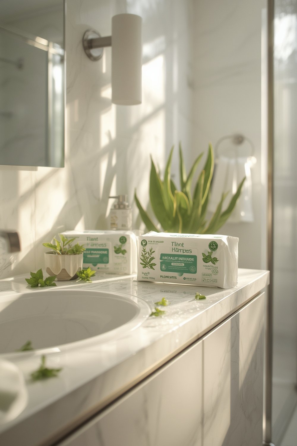 flushable wipes product view