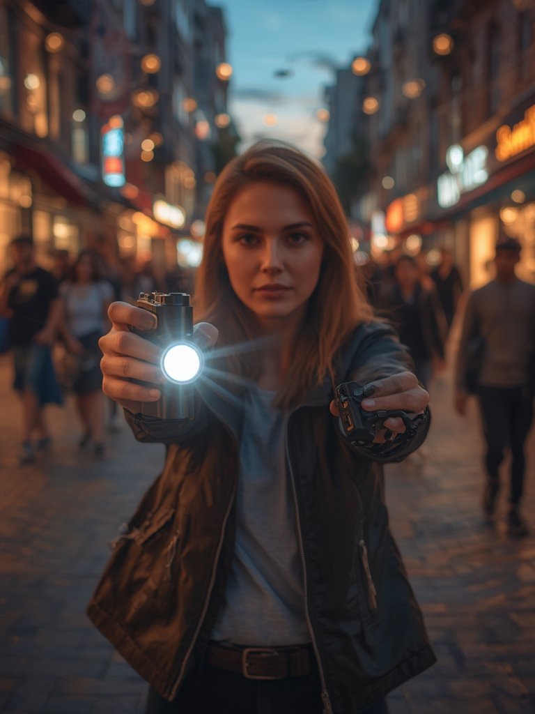 pepper spray in action