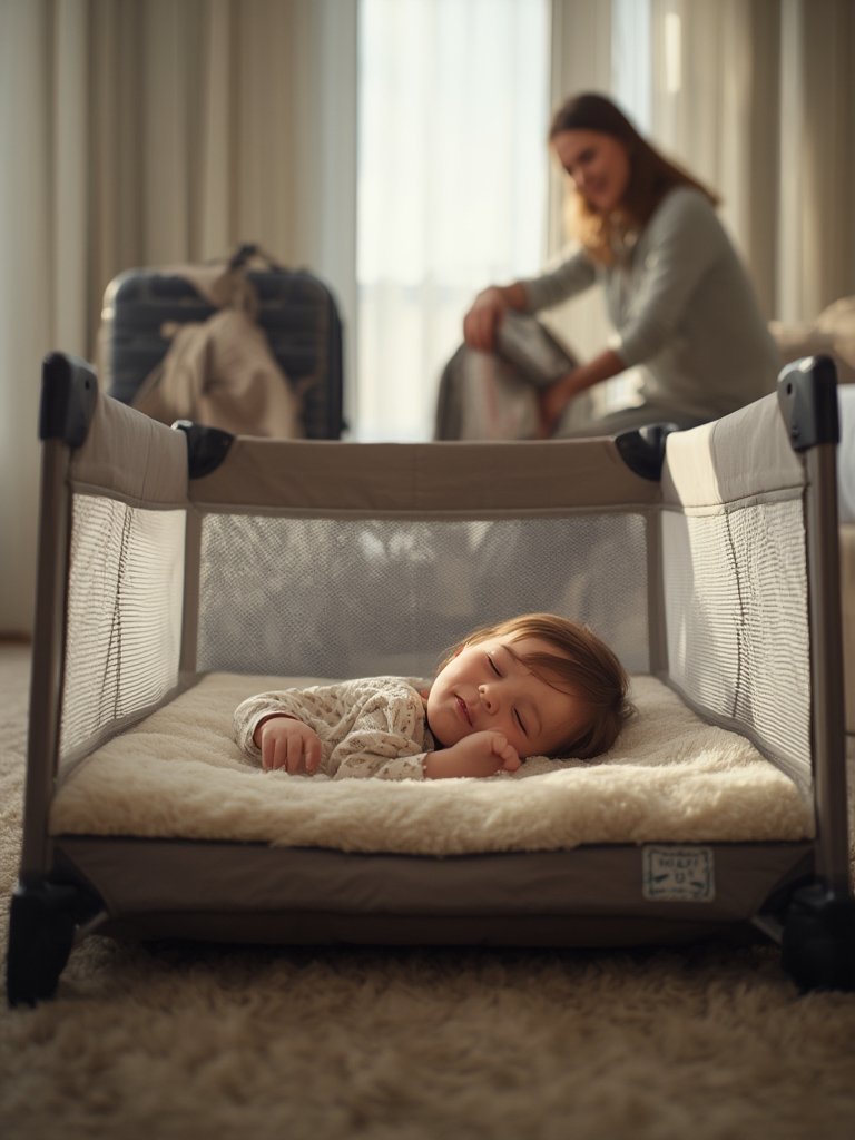 baby playard in action