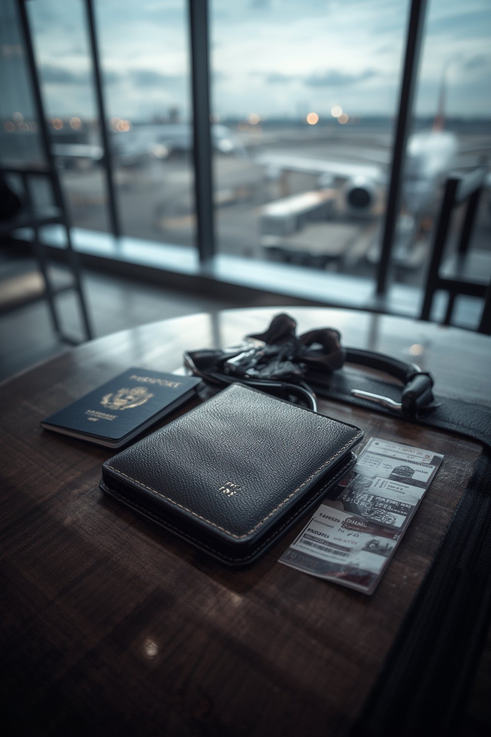 RFID blocking wallet for travel - Illustration 1