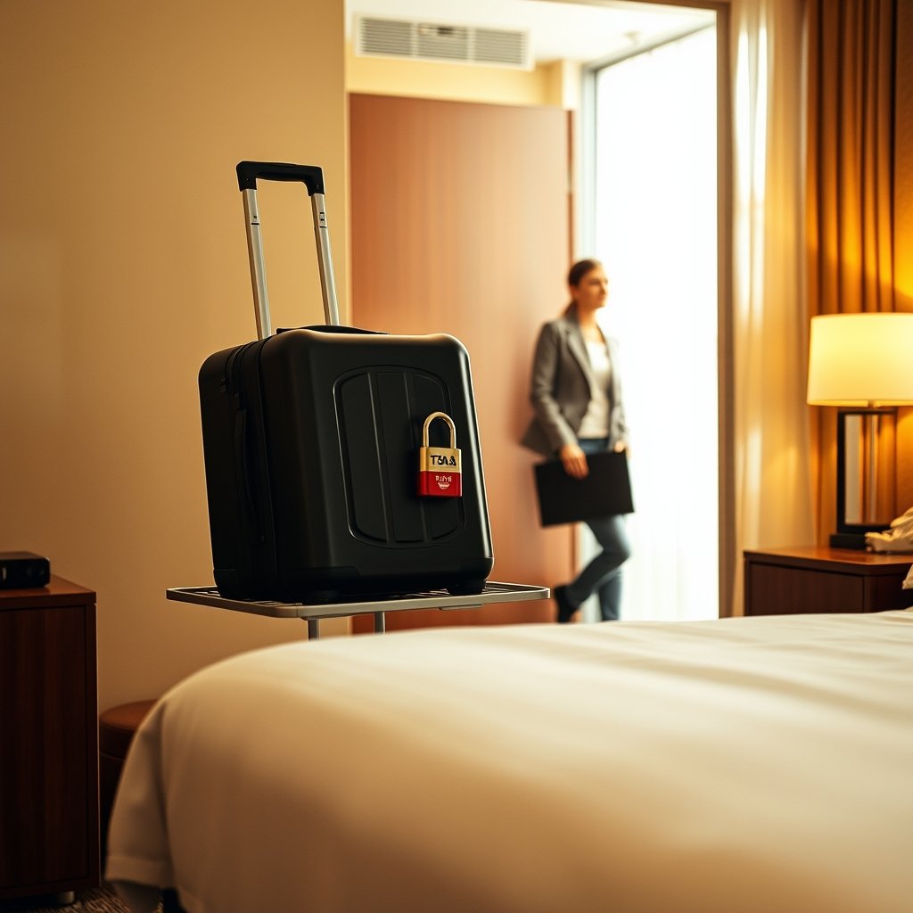 TSA approved luggage lock - Illustration 3