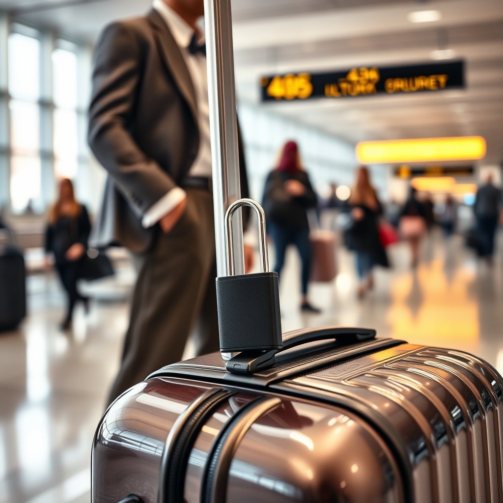 TSA approved luggage lock - Illustration 1