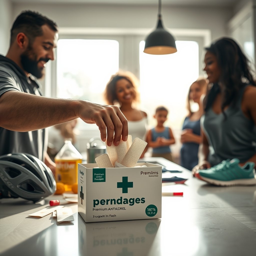 antibacterial bandages product view