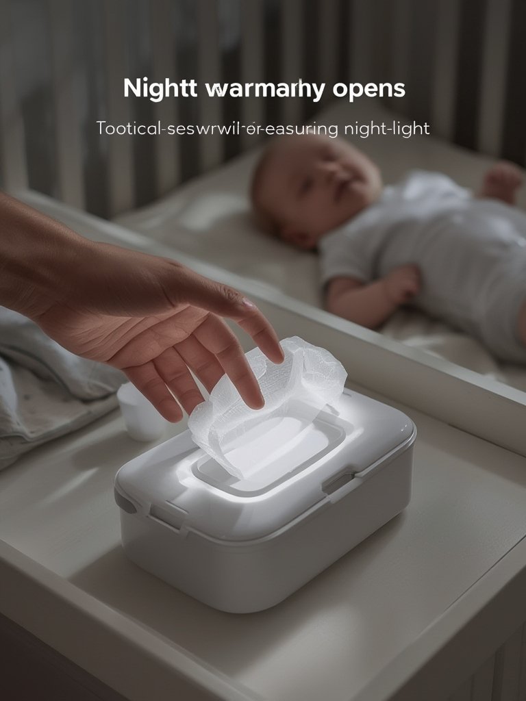 wipe warmer in action