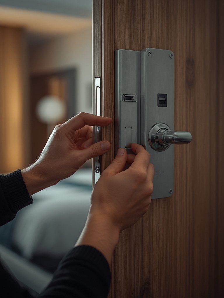 best portable door lock for travel - Illustration 2