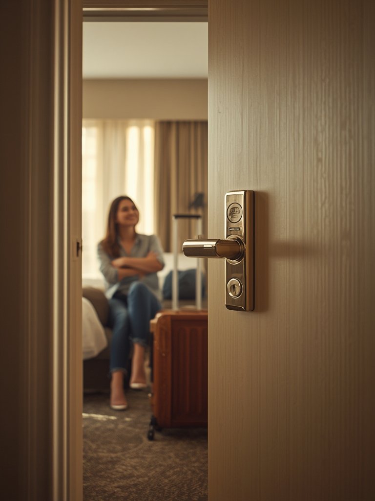 best portable door lock for travel - Illustration 3