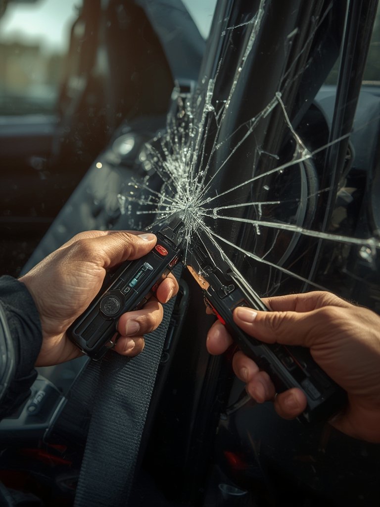 car escape in action