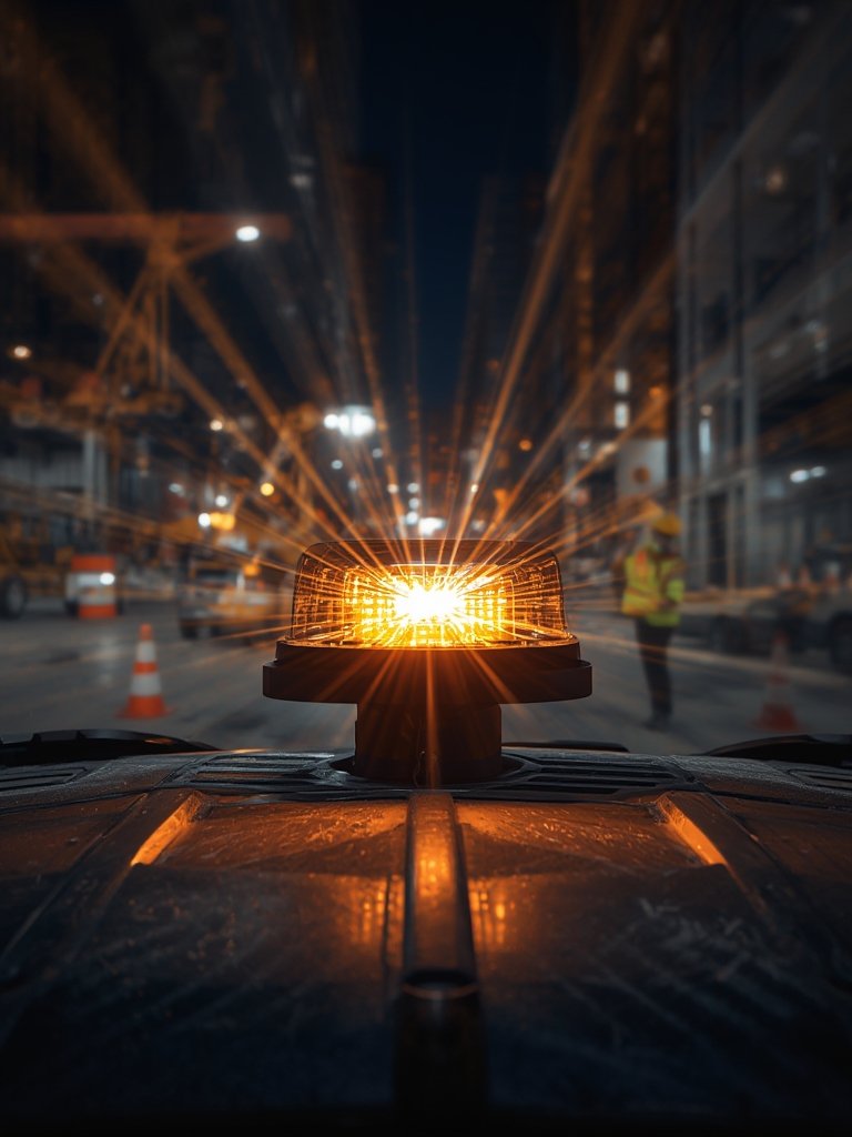 strobe light in action