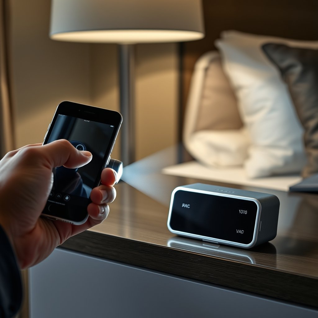 how to find hidden cameras in hotel room - Illustration 2