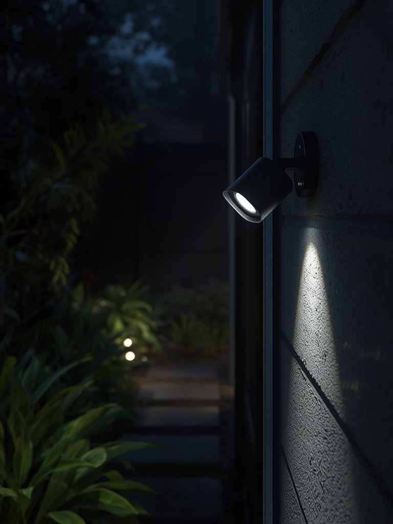 spotlight camera in action