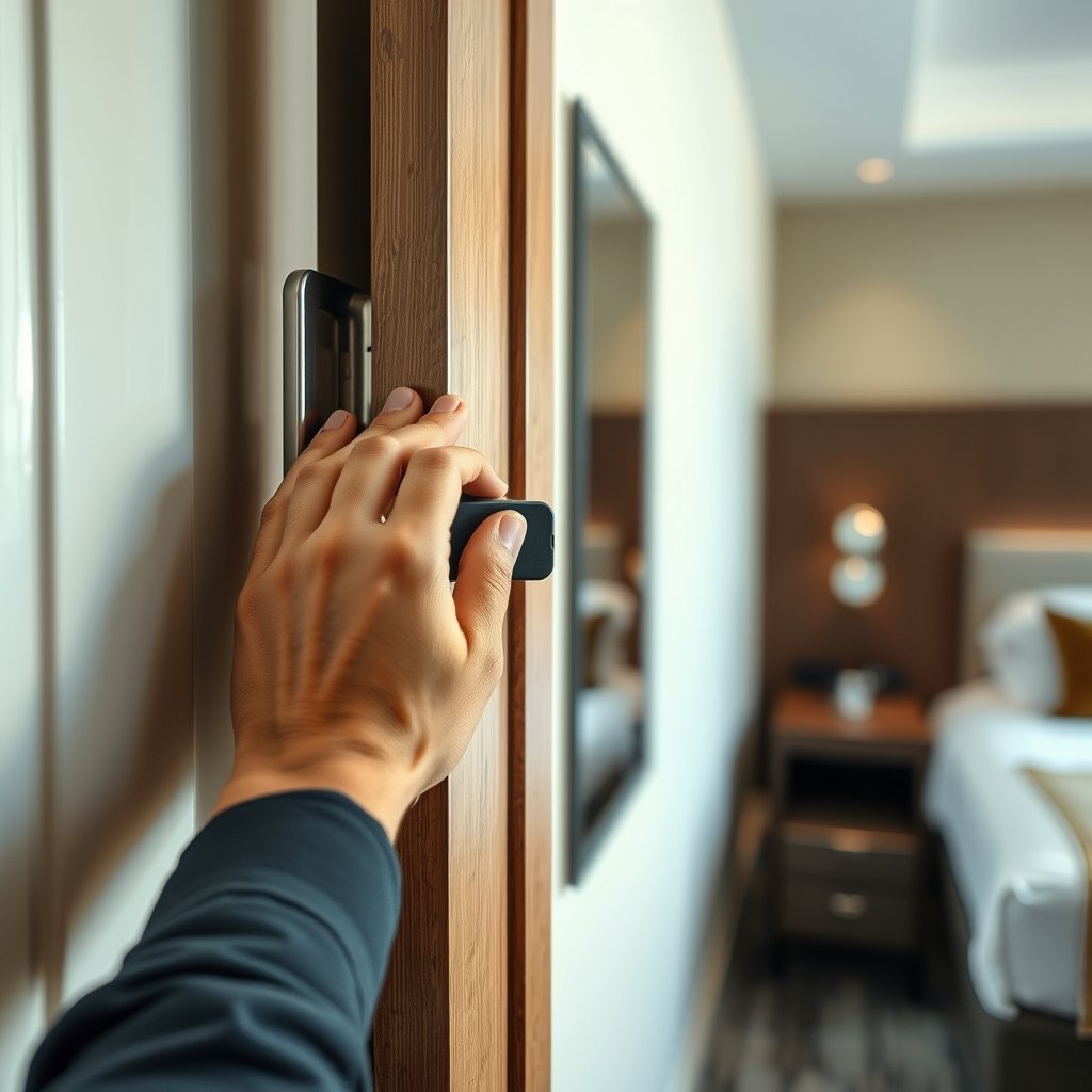 Portable Door Lock For Travel: 7 Best Ways To Secure Your Hotel Room (Proven Guide) 2 portable door lock for travel - Illustration 2
