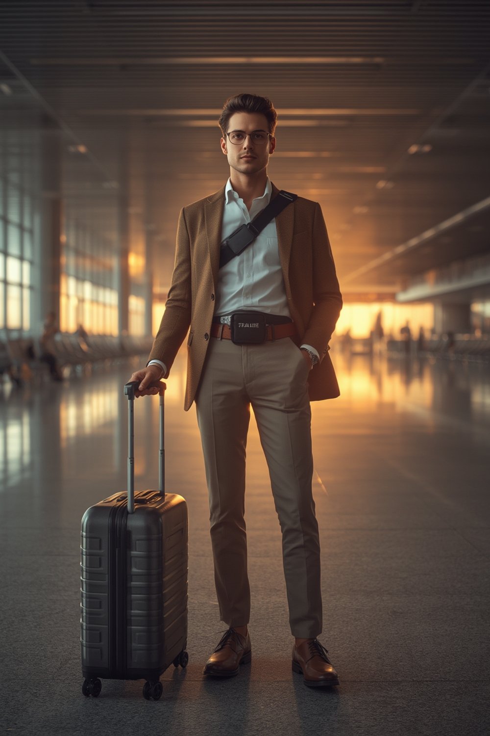 travel security belt money belt - Illustration 1