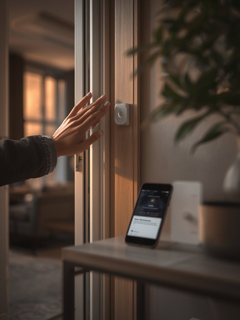 alarm sensor in action