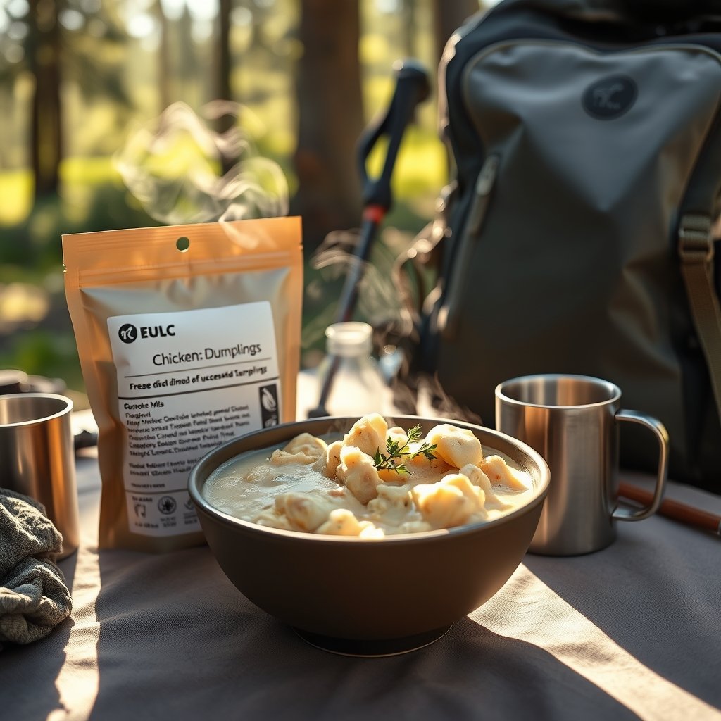 camping food in action