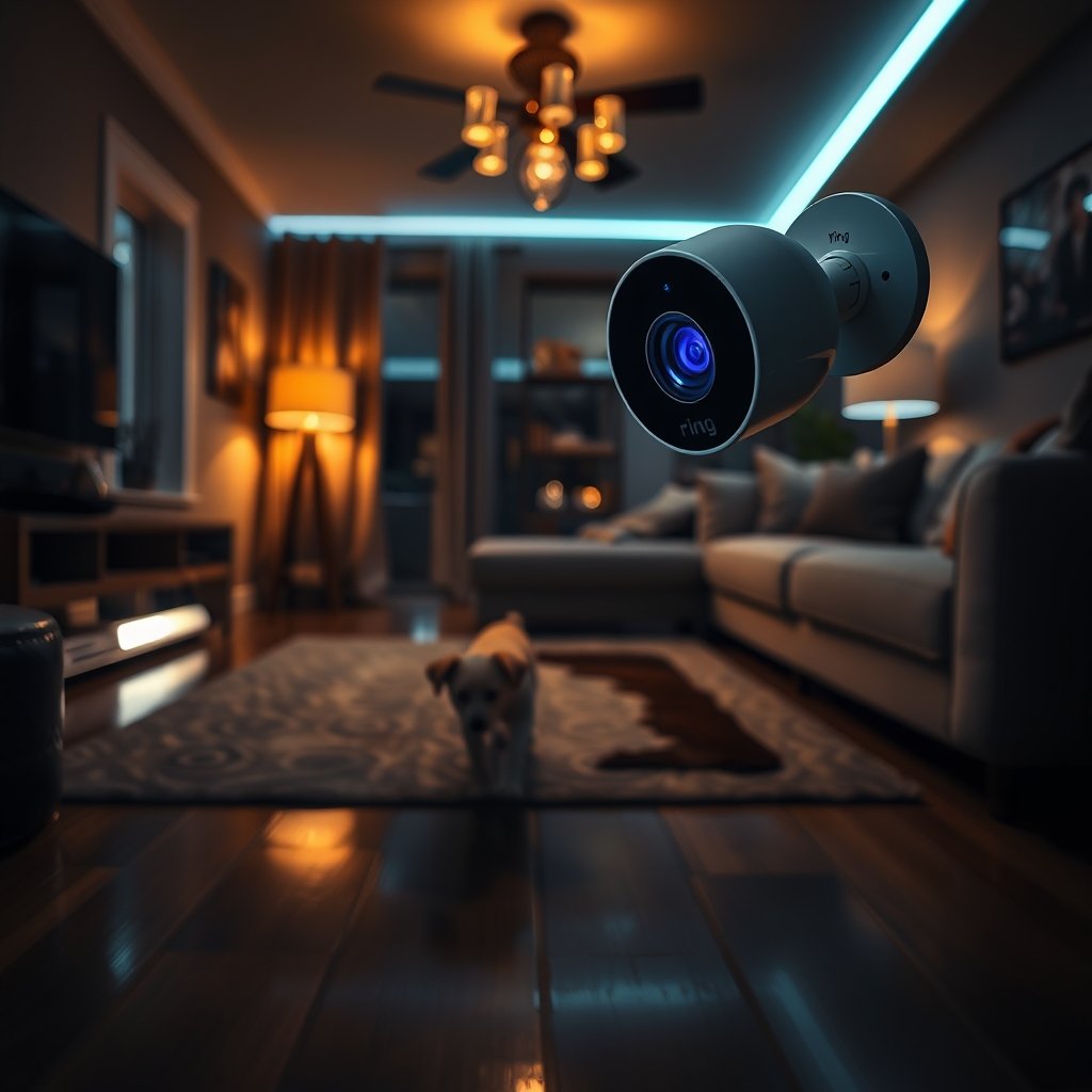 indoor camera in action