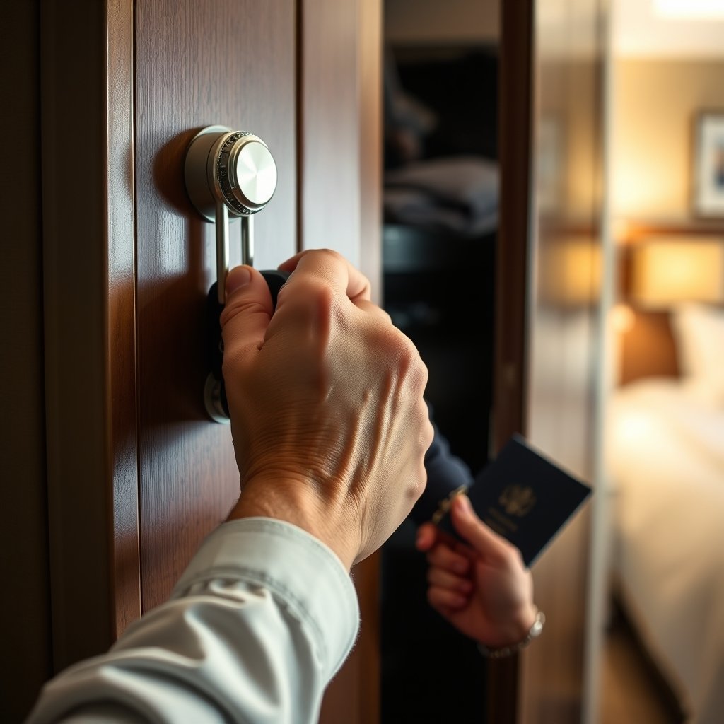how to prevent hotel room theft - Illustration 2