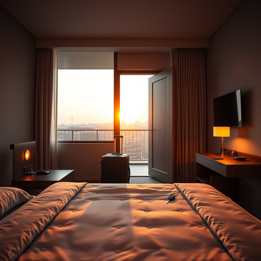 how to stay safe in a hotel room - Illustration 1