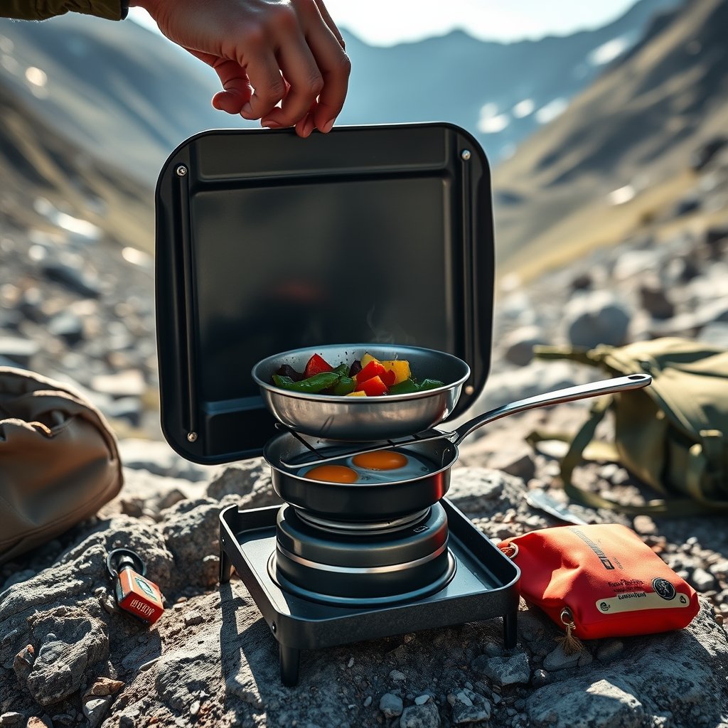 Camp Stove in action