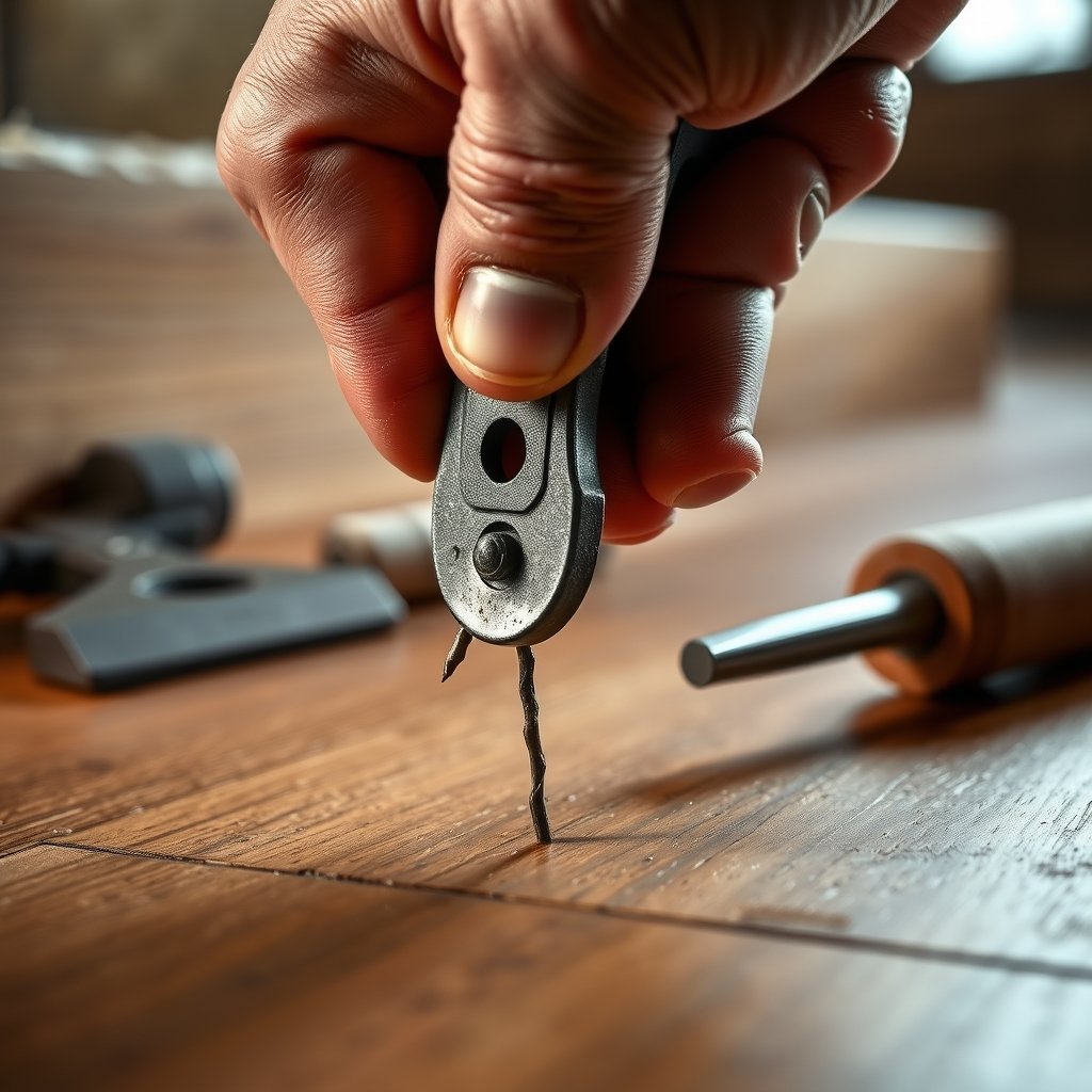 nail puller in action