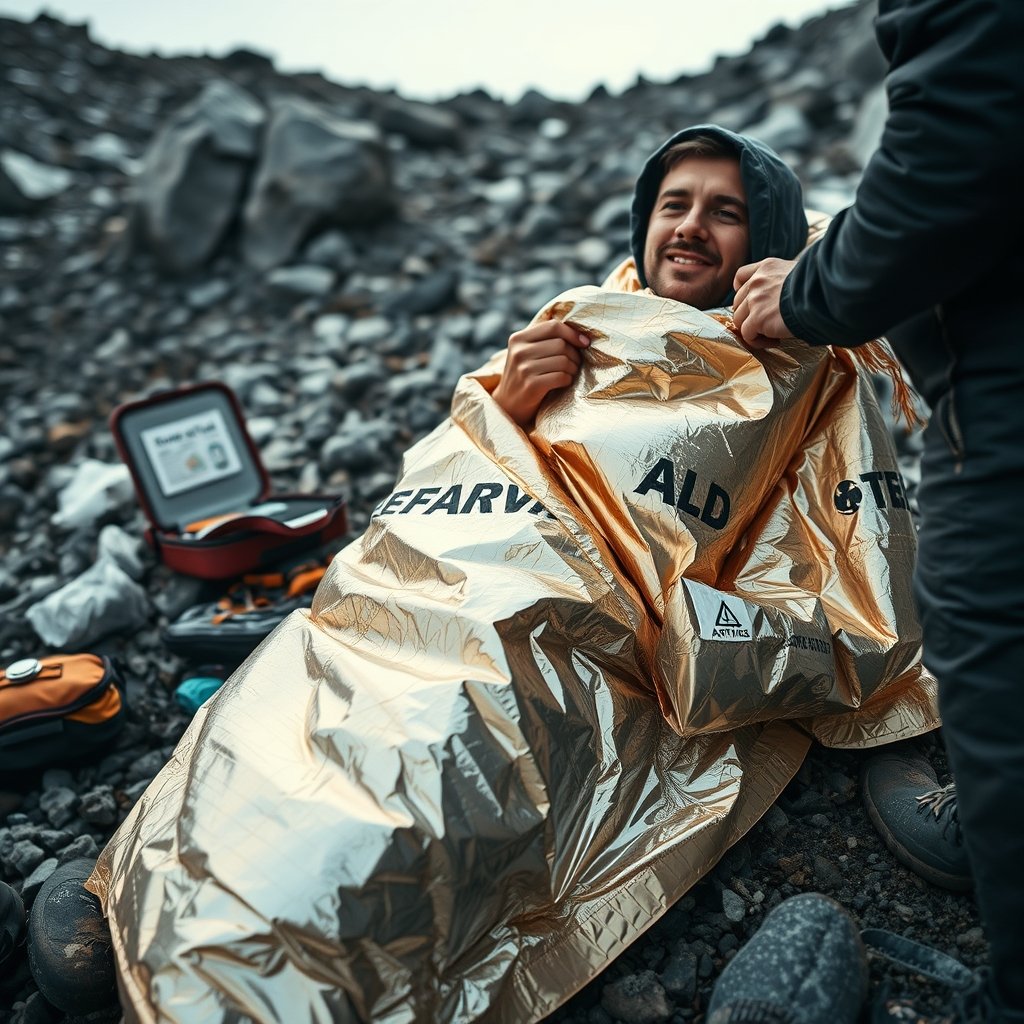 Emergency Blanket: 10 Ultimate Checklist For Best Survival In 2026 2 emergency blanket in action