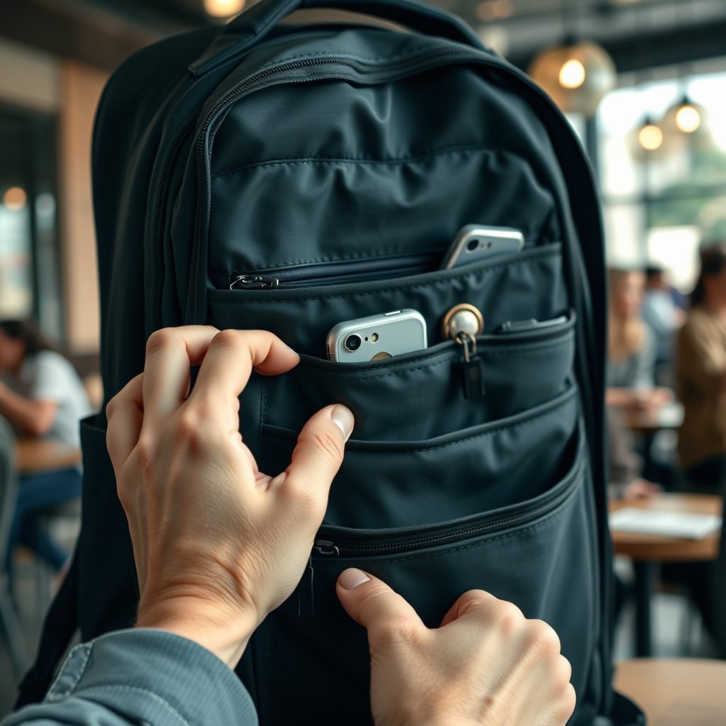 best anti-theft backpack for travel - Illustration 2