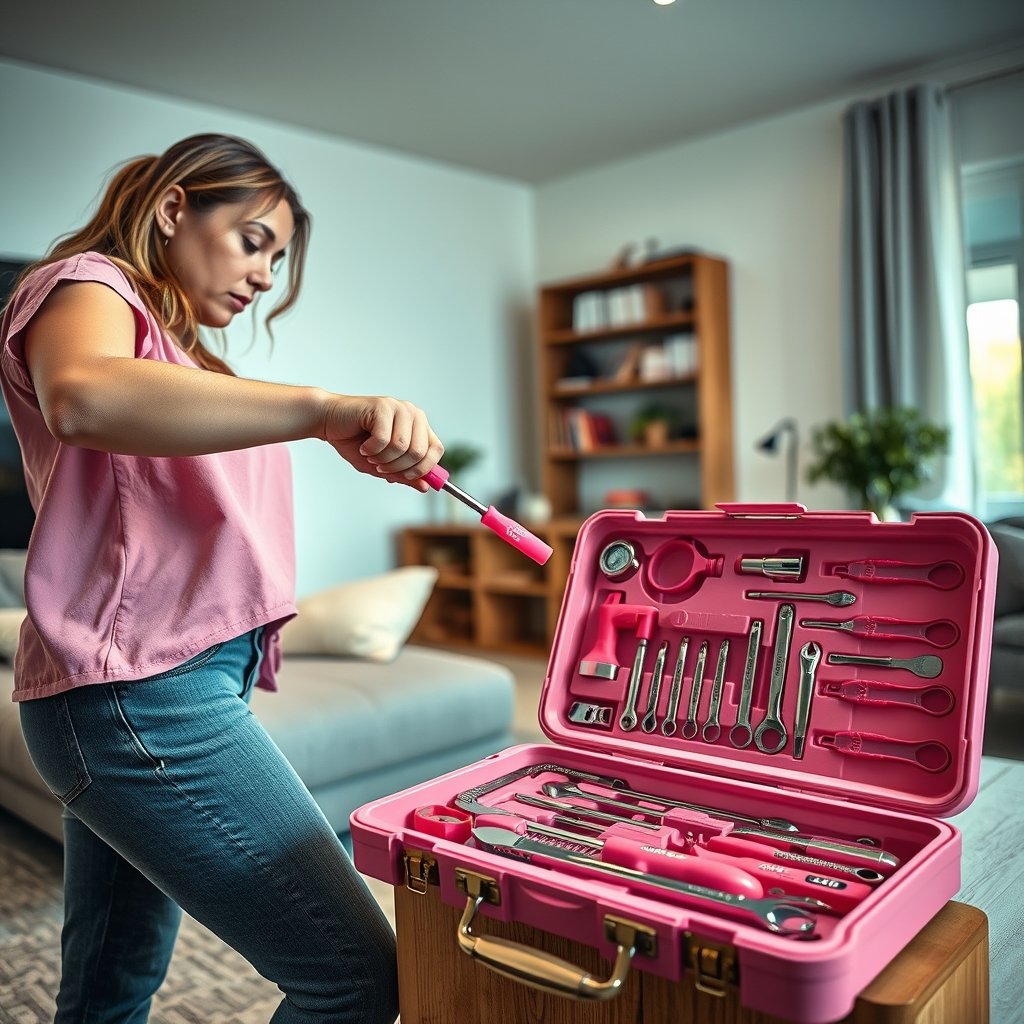 household toolset in action