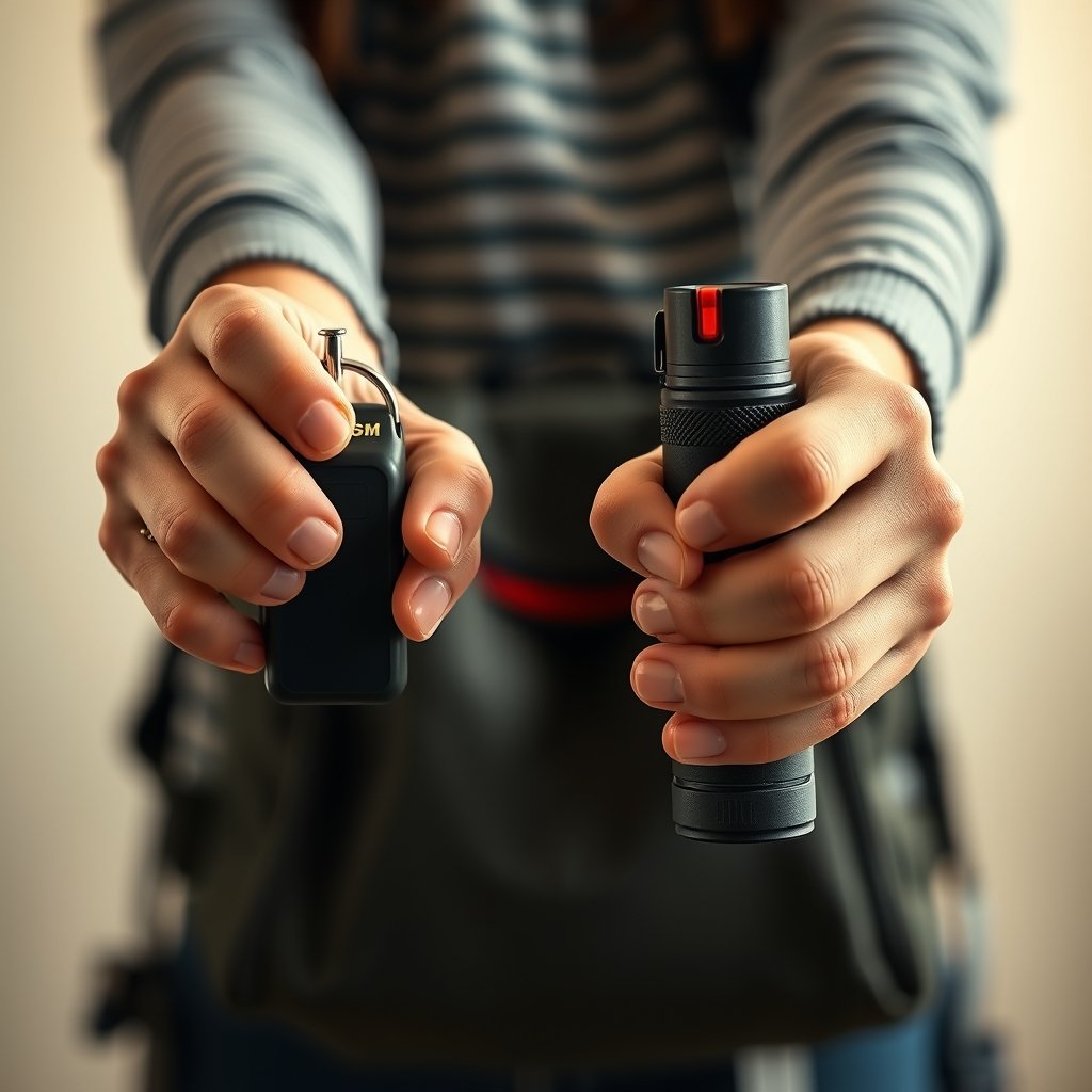 personal alarm vs pepper spray travel - Illustration 2