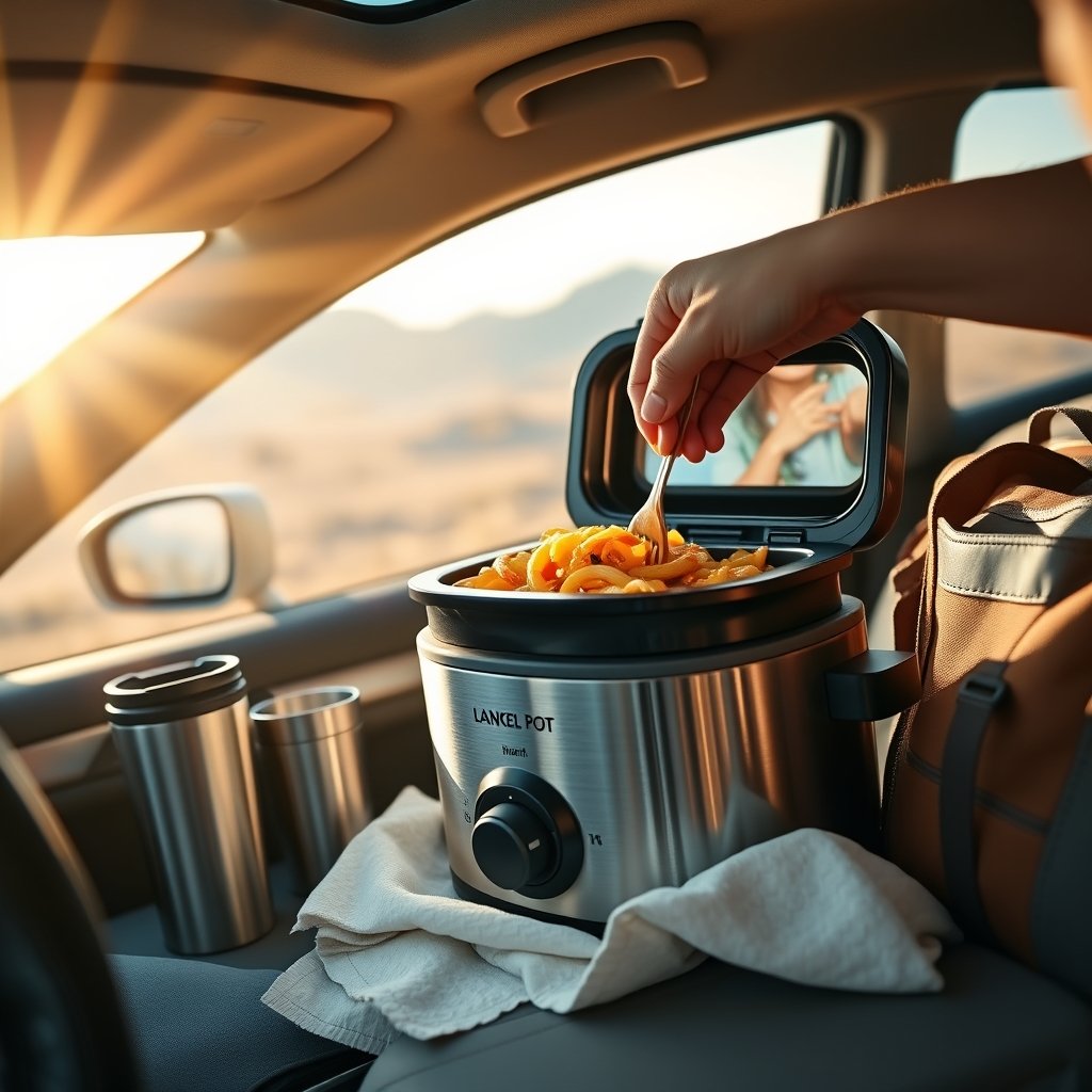 electric lunchbox in action