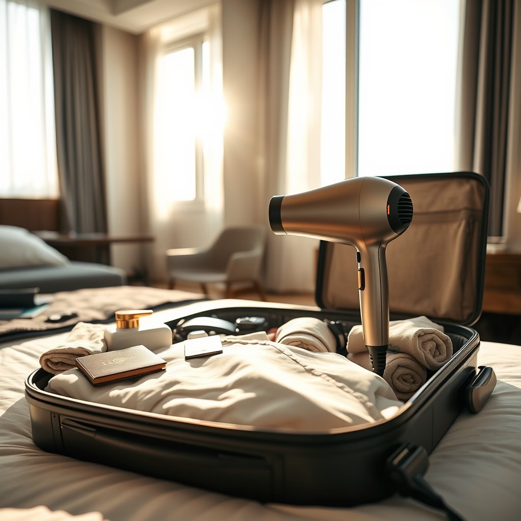 travel hairdryer product view