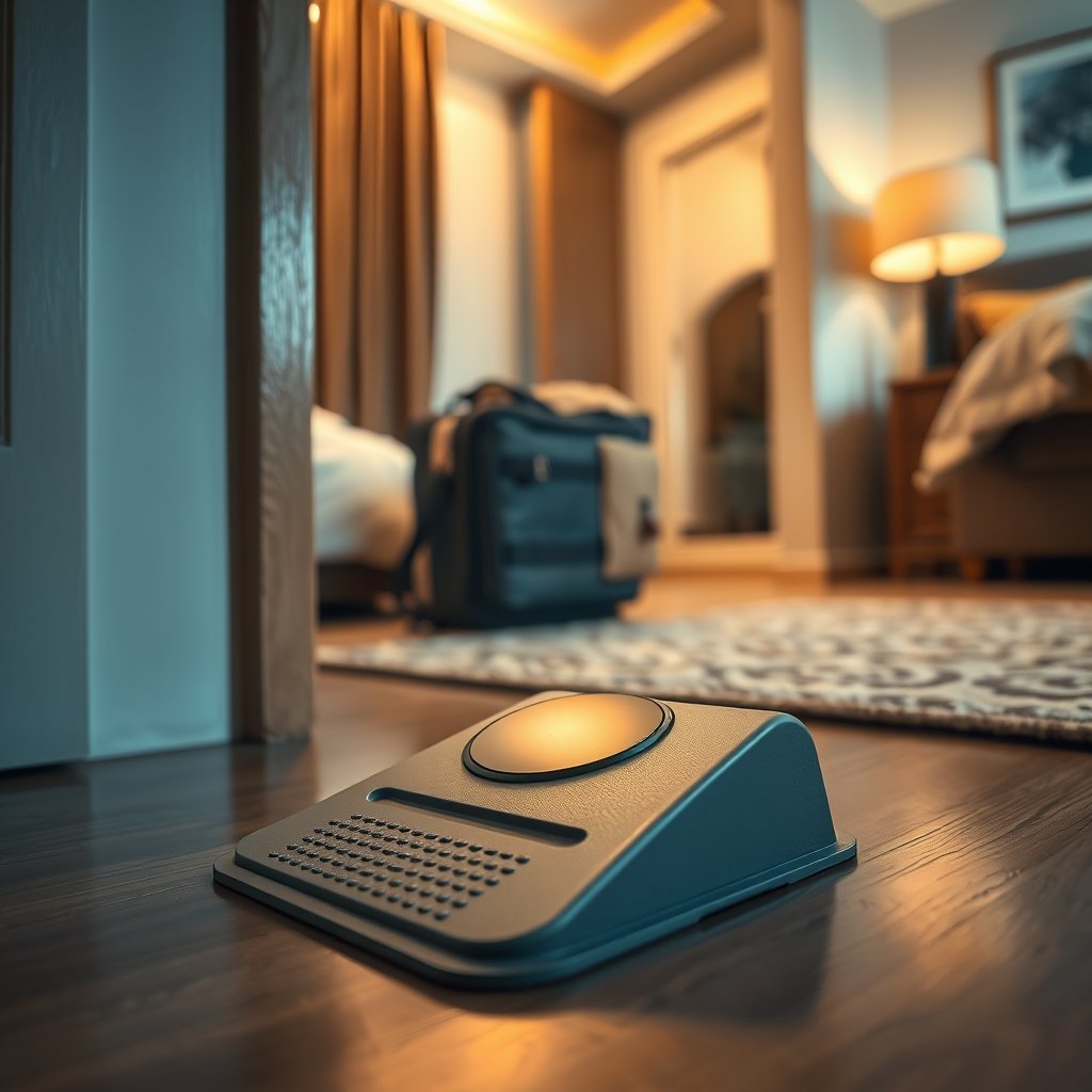 door alarm in action