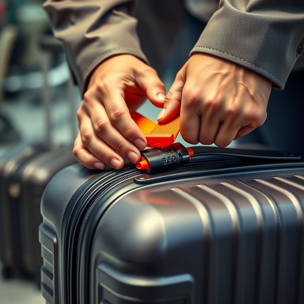 how to secure your luggage at airport - Illustration 2