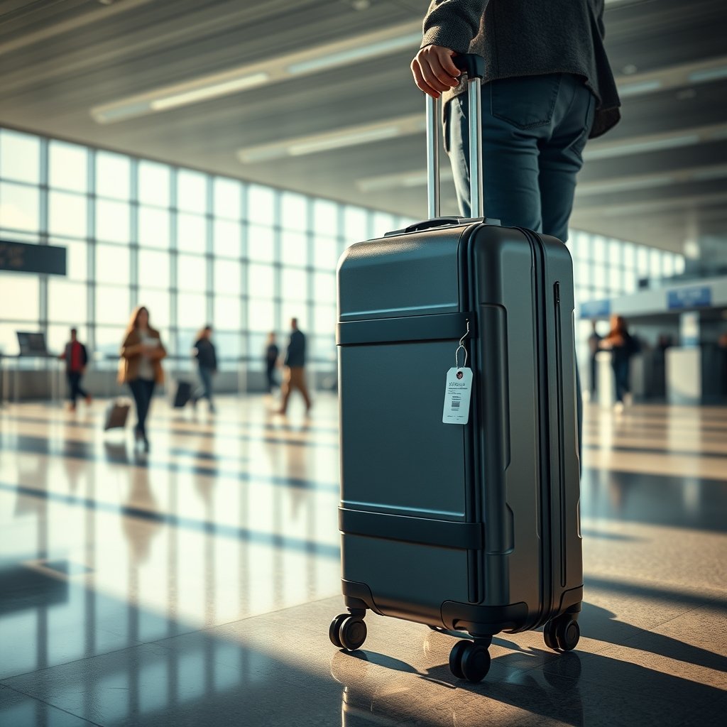 how to secure your luggage at airport - Illustration 1